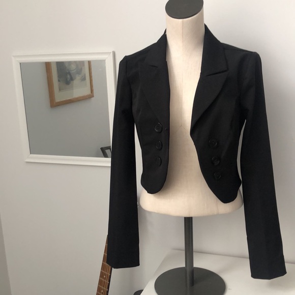 Y2K  First Kiss 💋 Cropped Blazer - Picture 3 of 7